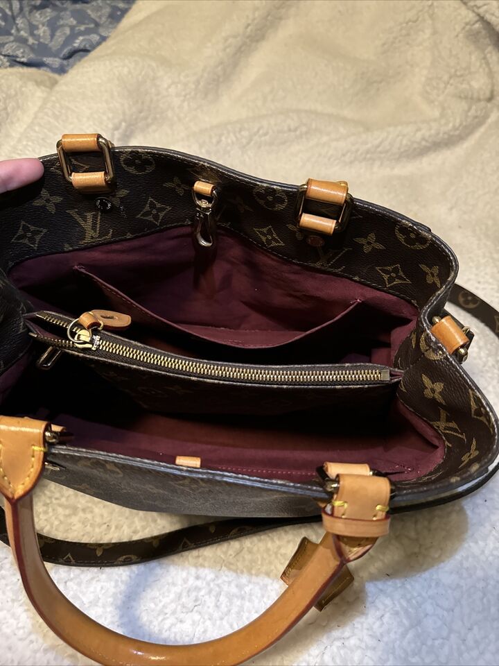 Rare Louis Vuitton Empreinte Montaigne MM Poppy Dark Brown